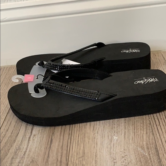 Mossimo Supply Co. | Shoes | 3 For Mossimo Wedge Flip Flops | Poshmark